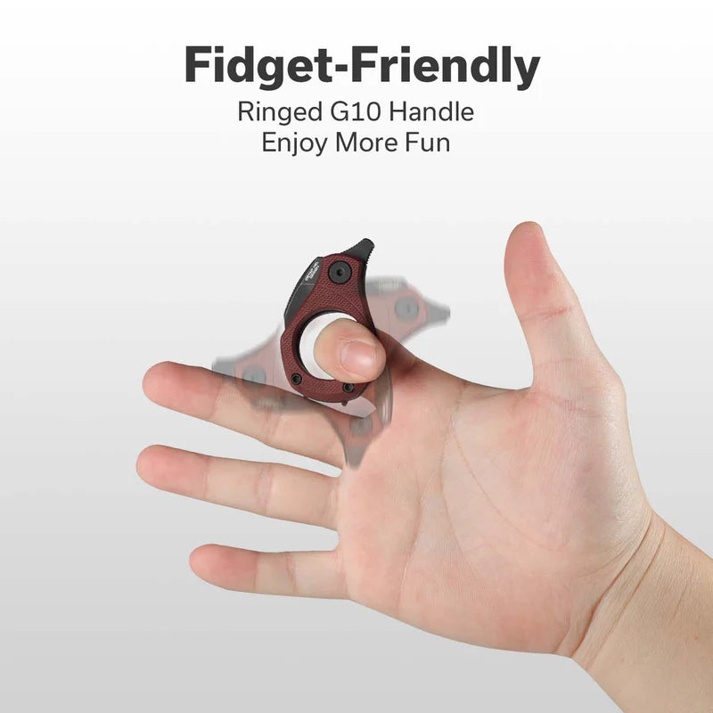 CIVIVI Pyrus Burgundy G10 Handle Black 14C28N Blade