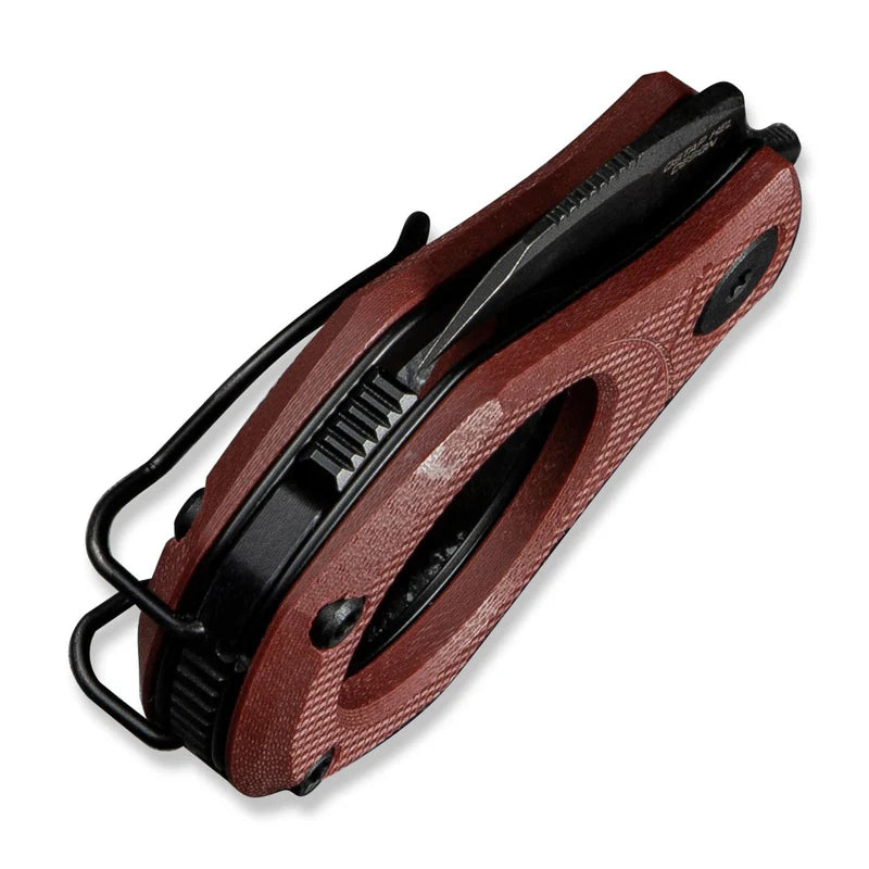 CIVIVI Pyrus Burgundy G10 Handle Black 14C28N Blade