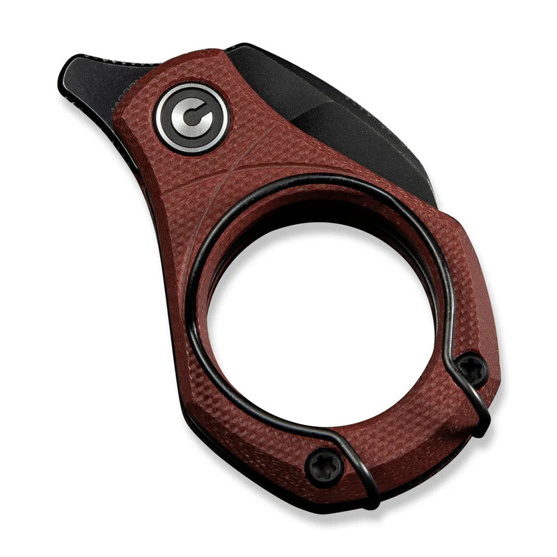 CIVIVI Pyrus Burgundy G10 Handle Black 14C28N Blade