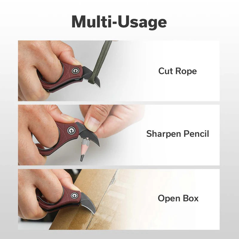 CIVIVI Pyrus Burgundy G10 Handle Black 14C28N Blade