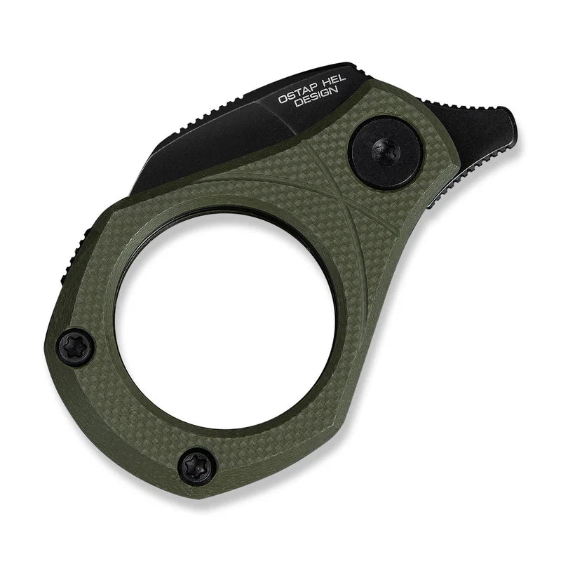 CIVIVI Pyrus Green G10 Handle Black Stonewashed 14C28N Blade 0.68'
