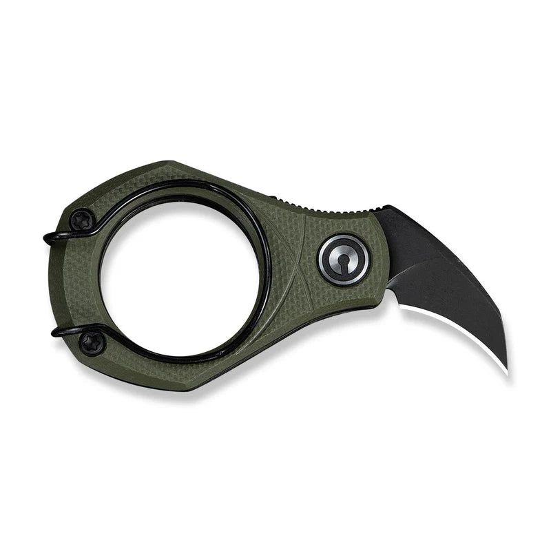 CIVIVI Pyrus Green G10 Handle Black Stonewashed 14C28N Blade 0.68'