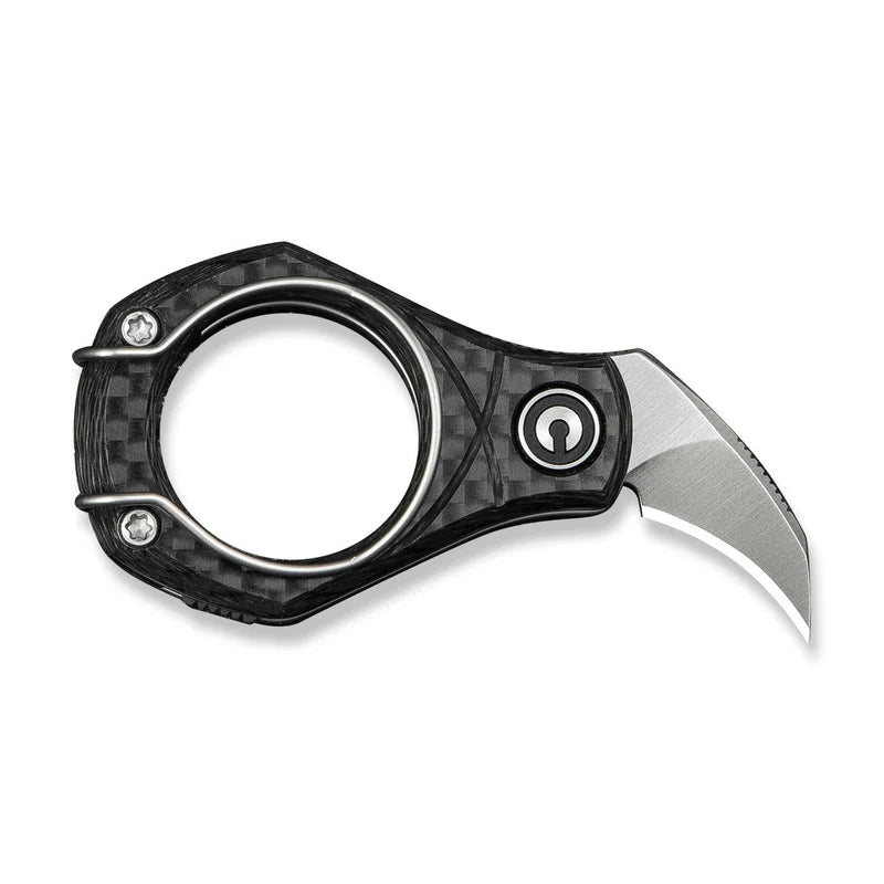 CIVIVI Pyrus Slip Twill Carbon Fiber Handle Satin finished 14C28N Blade 0.68"