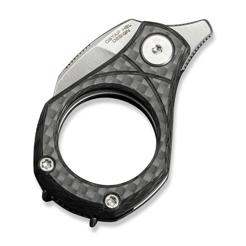CIVIVI Pyrus Slip Twill Carbon Fiber Handle Satin finished 14C28N Blade 0.68"