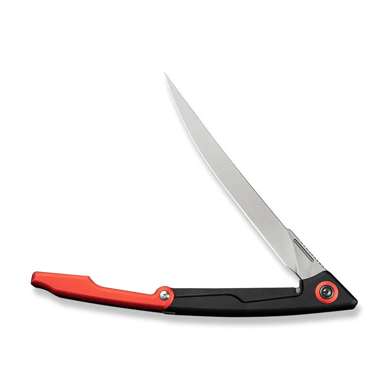 CIVIVI Shawka Black/Red Handle Satin Finished 14C28N Blade 5.81"