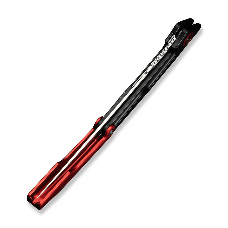 CIVIVI Shawka Black/Red Handle Satin Finished 14C28N Blade 5.81"