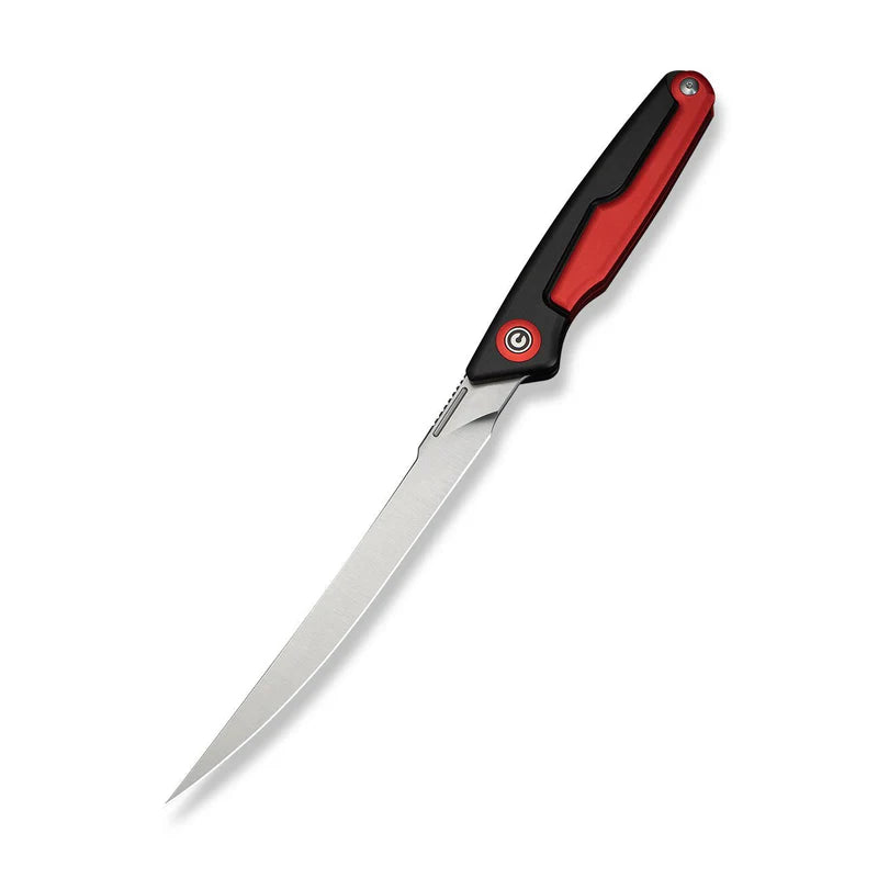 CIVIVI Shawka Black/Red Handle Satin Finished 14C28N Blade 5.81"