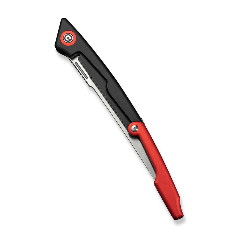 CIVIVI Shawka Black/Red Handle Satin Finished 14C28N Blade 5.81"