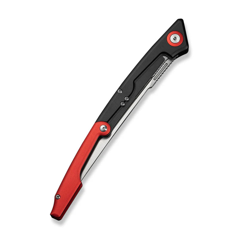 CIVIVI Shawka Black/Red Handle Satin Finished 14C28N Blade 5.81"