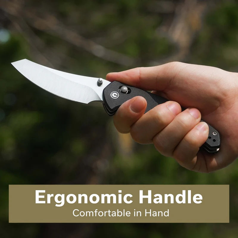 CIVIVI Sixgill Black G10 Satin Finishes Nitro-V Blade