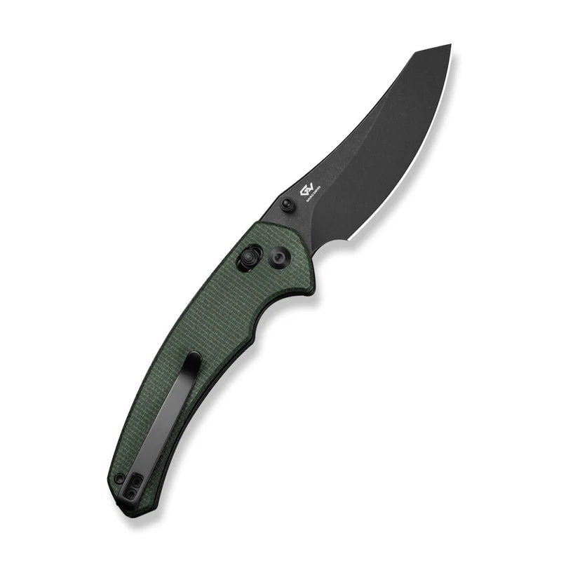 CIVIVI Sixgill Green Canvas Micarta Handle Nitro V-Blade 3.41"