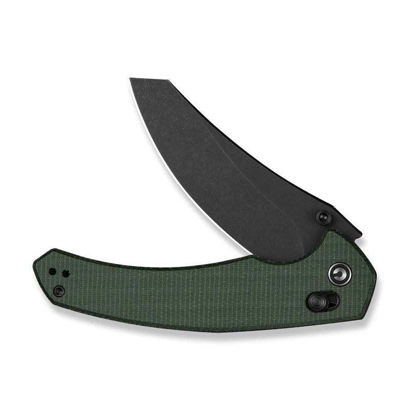 CIVIVI Sixgill Green Canvas Micarta Handle Nitro V-Blade 3.41"