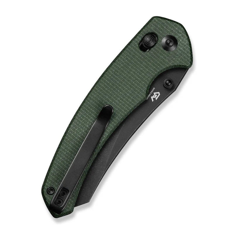 CIVIVI Sixgill Green Canvas Micarta Handle Nitro V-Blade 3.41"