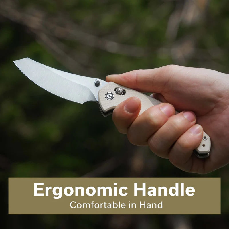 CIVIVI Sixgill Ivory G10 Satin finished Nitro V-Blade 3.41"