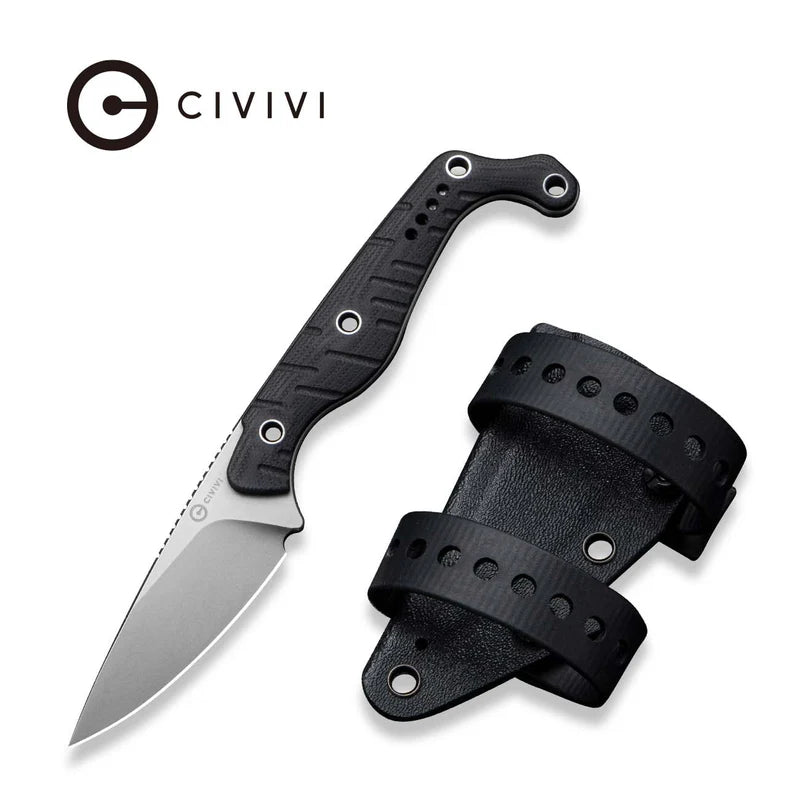 CIVIVI SŌKN Fixed Blade Knife G10 Handle Nitro-V Blade 2.82"