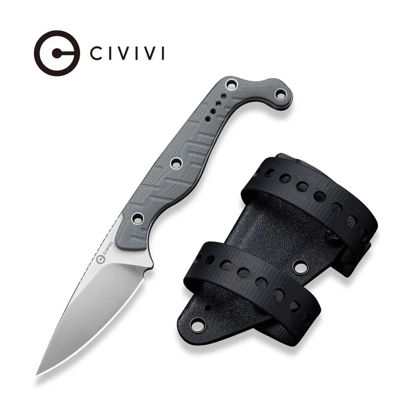 CIVIVI SŌKN Fixed Blade Knife G10 Handle Nitro-V Blade 2.82"