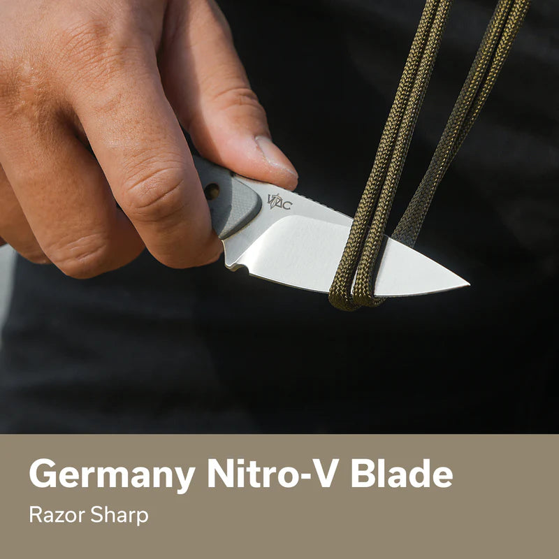 CIVIVI SŌKN Fixed Blade Knife G10 Handle Nitro-V Blade 2.82"