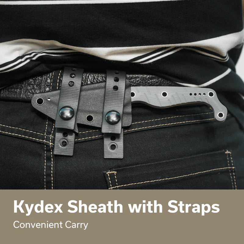 CIVIVI SŌKN Fixed Blade Knife G10 Handle Nitro-V Blade 2.82"