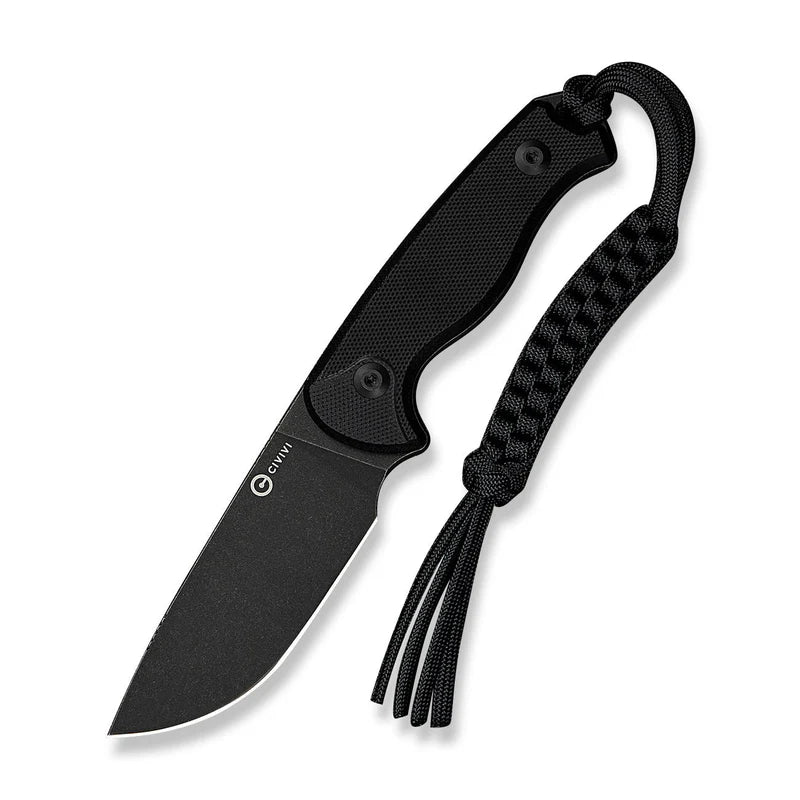 CIVIIVI Timberbark Black Handle 14C28N Blade 3.2"
