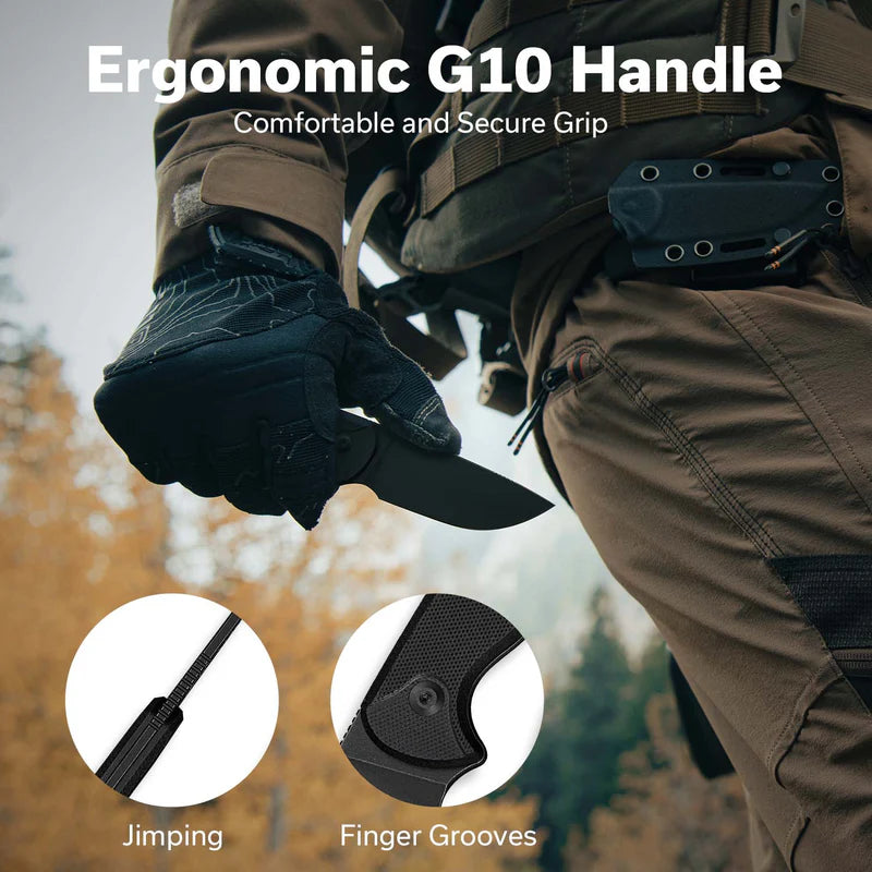 CIVIIVI Timberbark Black Handle 14C28N Blade 3.2"