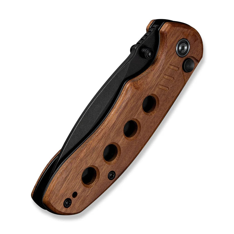 CIVIVI Triptych Guibourtia Wood Handle Stonewashed 14C28N Blade 2.97"