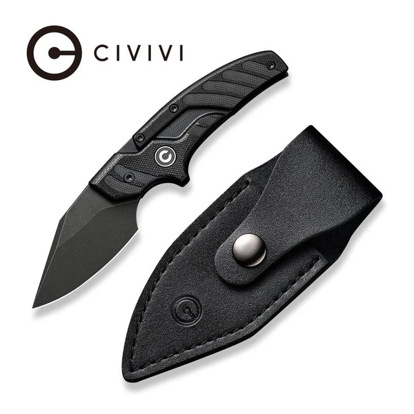 CIVIVI Typhoeus Black G10 Handle Stonewashed 14C28N Blade 2.27