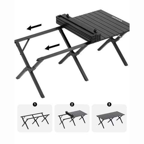 Blackdog Folding Egg Roll Table 150cm