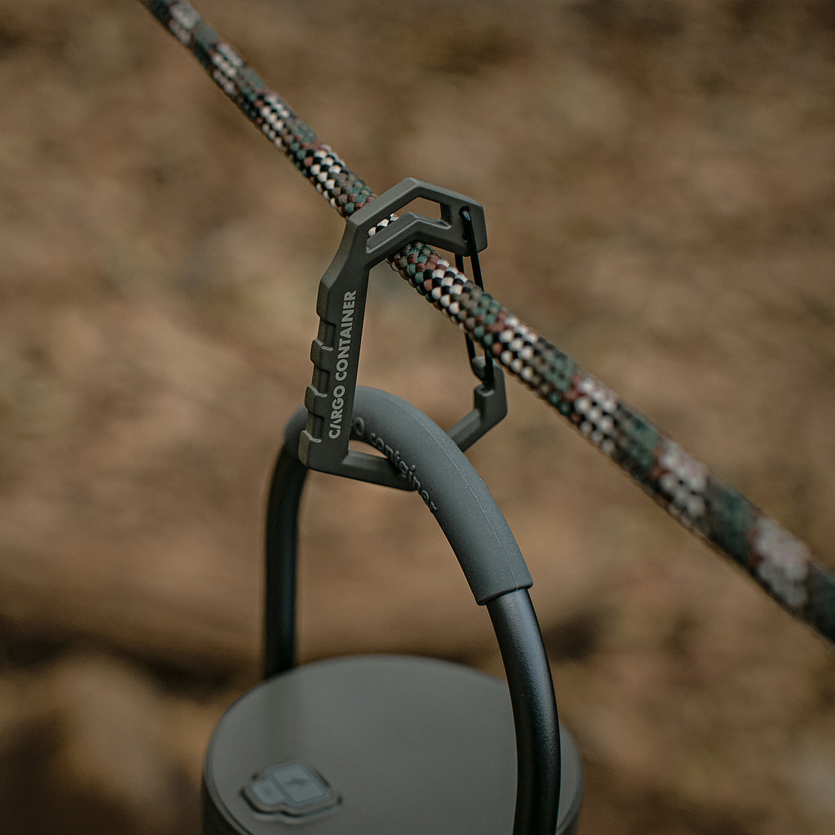 Cargo Container Hard Karabiner D Black