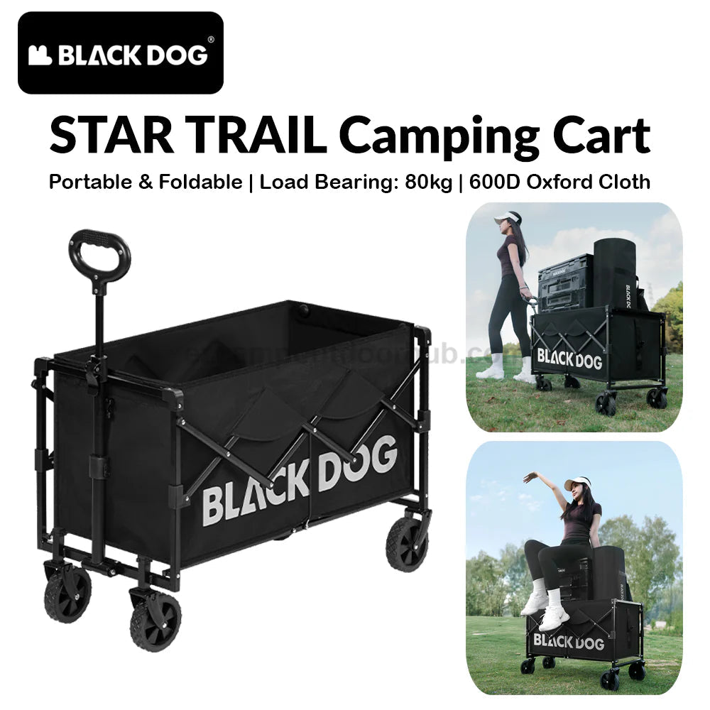 Blackdog Star Tracks Flat Folding Camping Cart