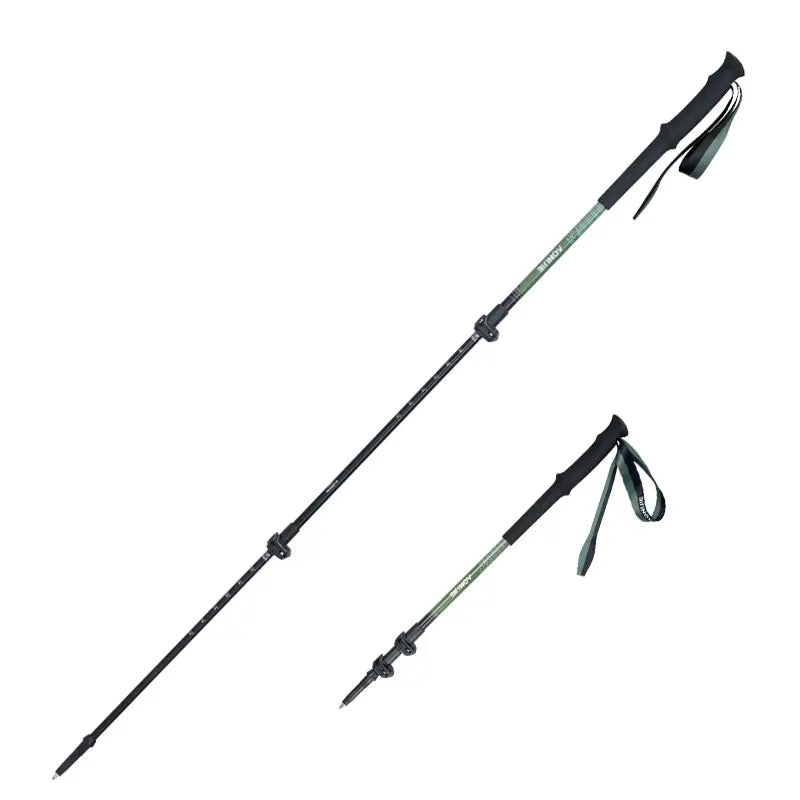 AONIJIE Aluminum Trekking Pole Black-E4215