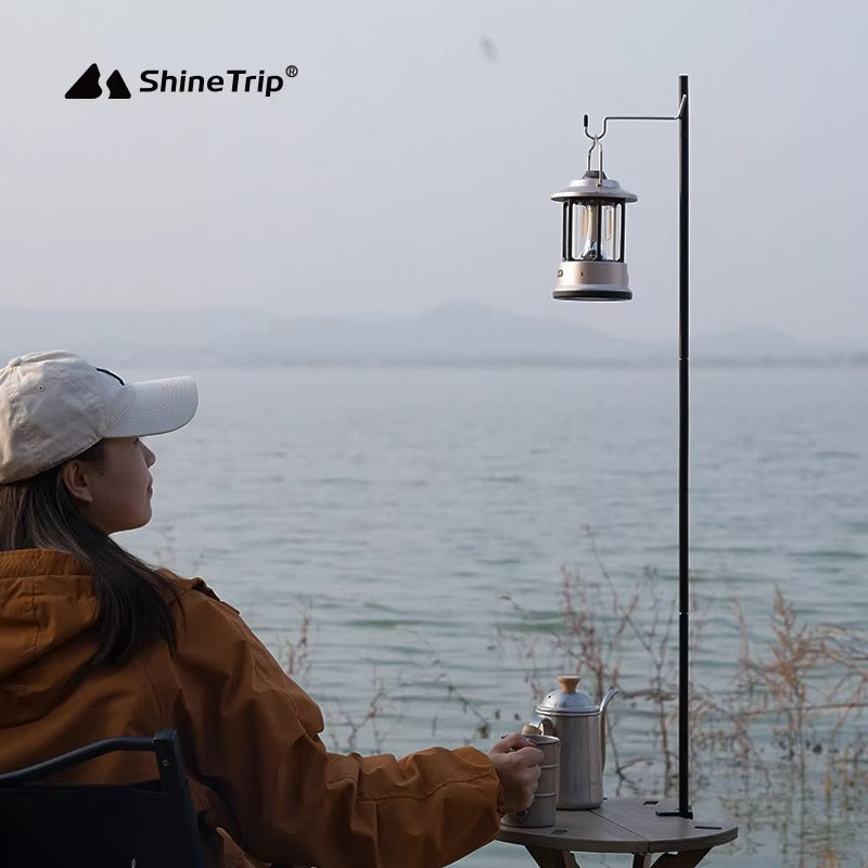 ShineTrip Quick Extent Double Head light stand Set Black