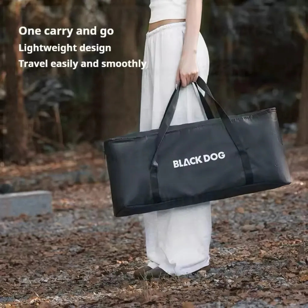 Blackdog Fold X Four Piece Aluminum Table