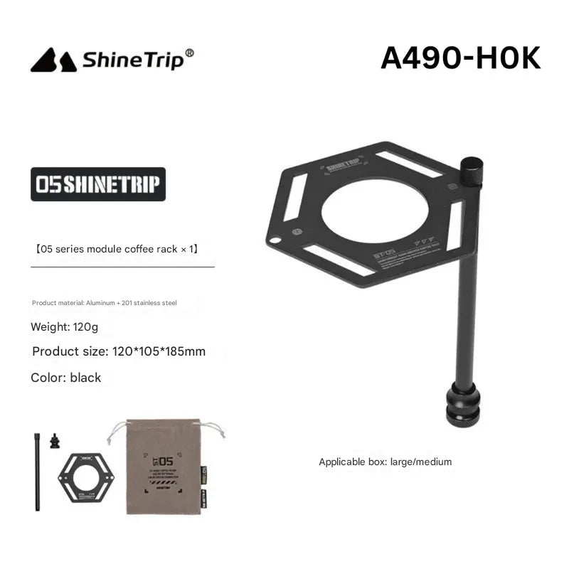 ShineTrip Large Coffee Box Alloy and Accessories