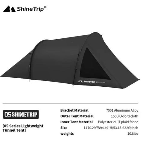 ShineTrip ST-05 Lightweight Tunnel Tent