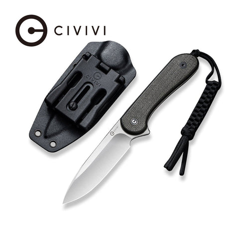 CIVIVI Fixed Blade Elementum Tactical Knife Micarta Handle