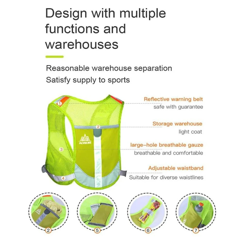 AONIJIE Reflective Running Vest - E884