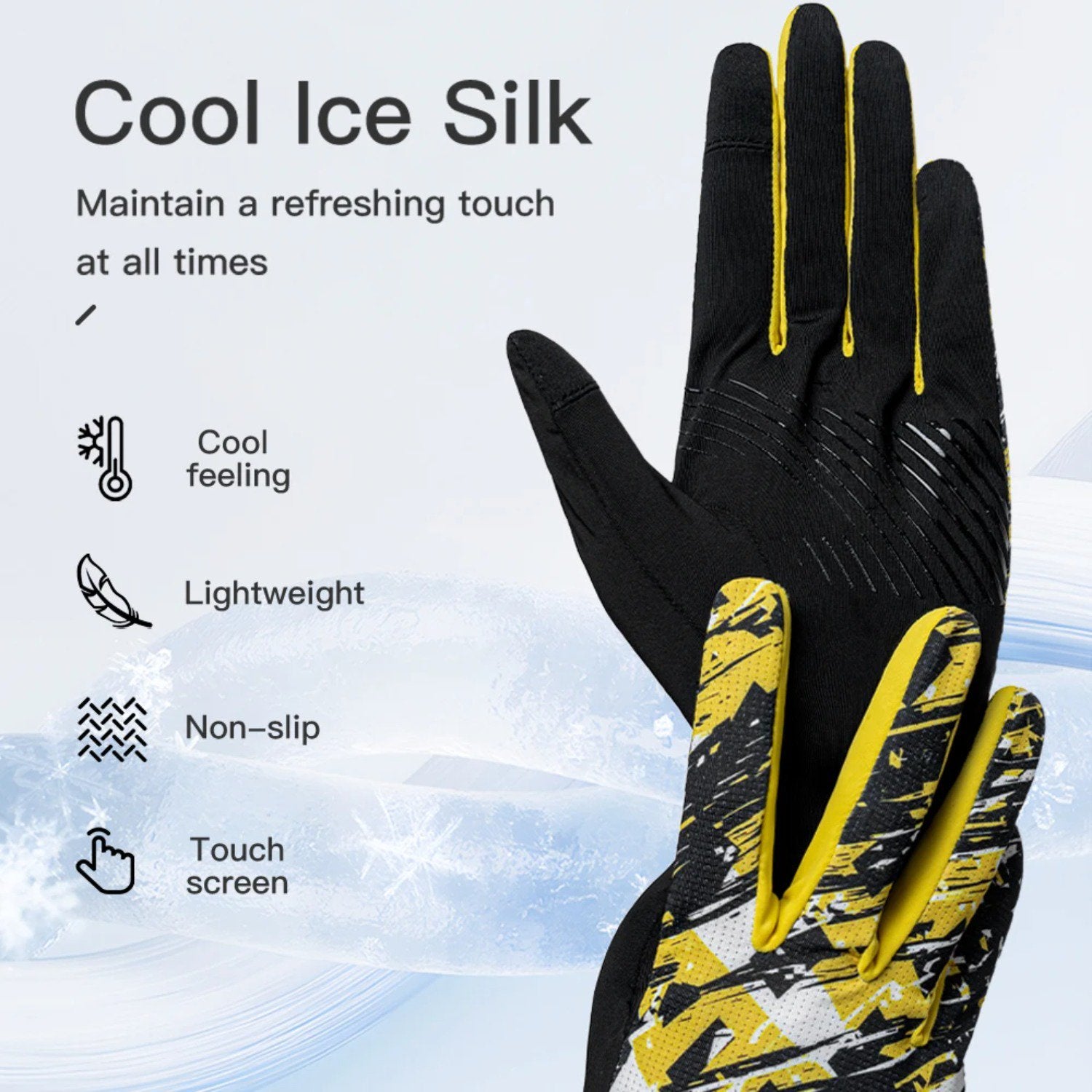 AONIJIE Non-Slip Full Finger Sports Gloves M-59