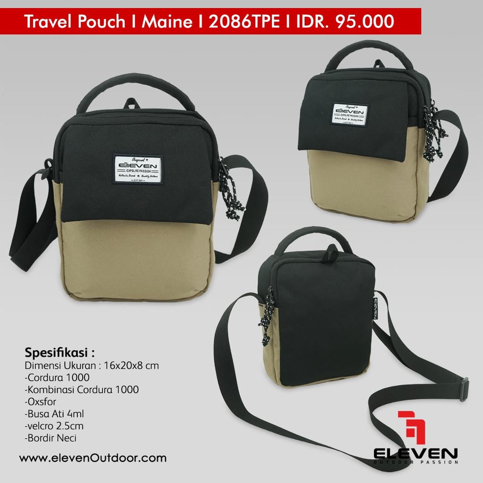 Eleven Travel Pouch Maine