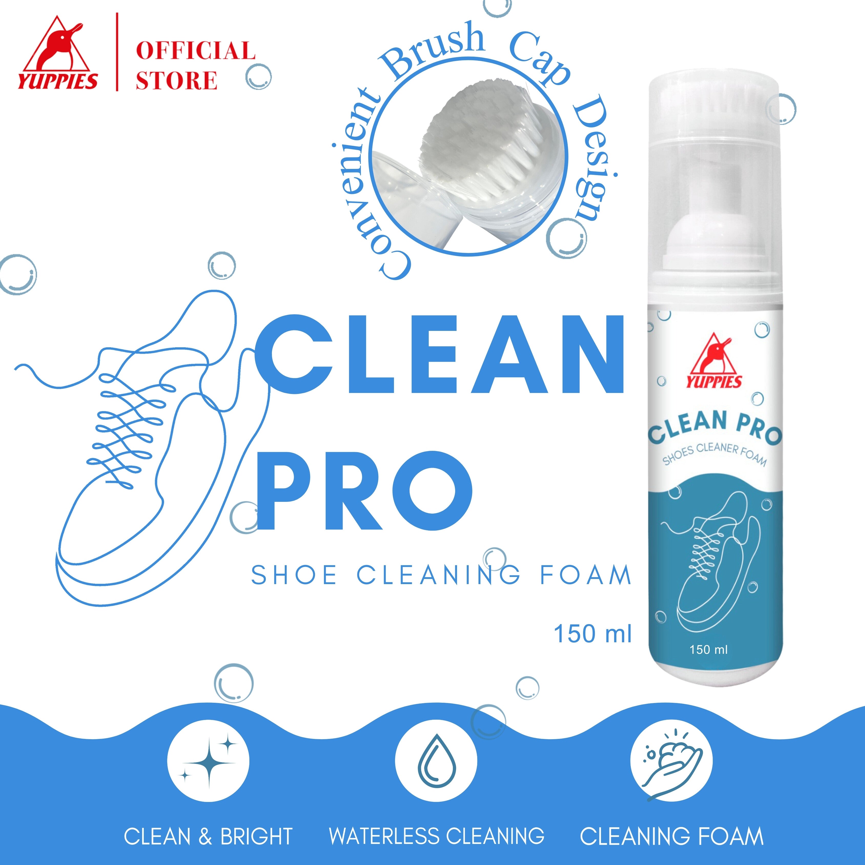 Yuppies Clean Pro Sneaker Cleaner Foam 150ml