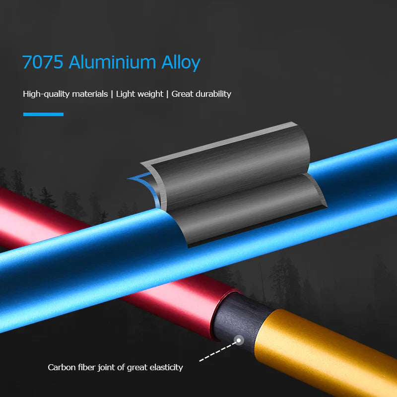 AONIJIE Trekking Pole Gold grey