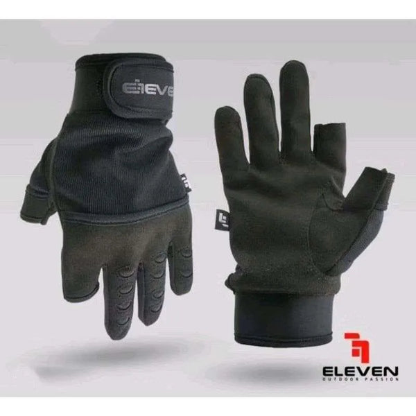 Eleven Sarung Tangan 2 Jari Lambretta Black