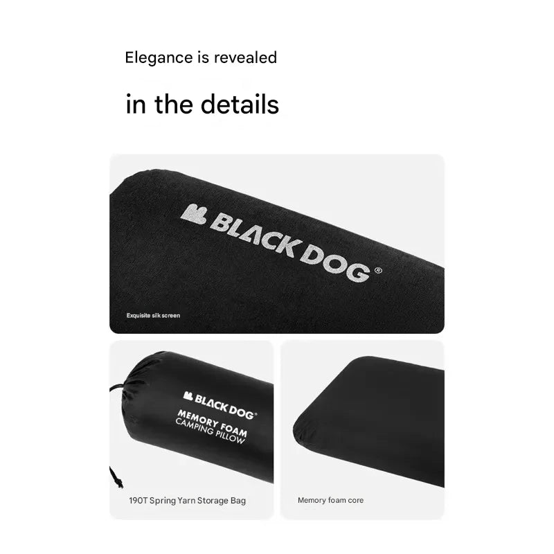 Blackdog Cloud Film Memory Cotton Camping Pillow