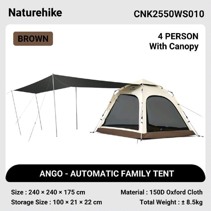 Naturehike Ango Upgraded Automatic Family Tent