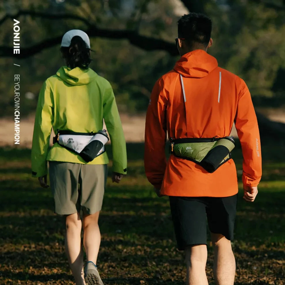 AONIJIE Waterproof Waist Messenger Bag Black- FH2501