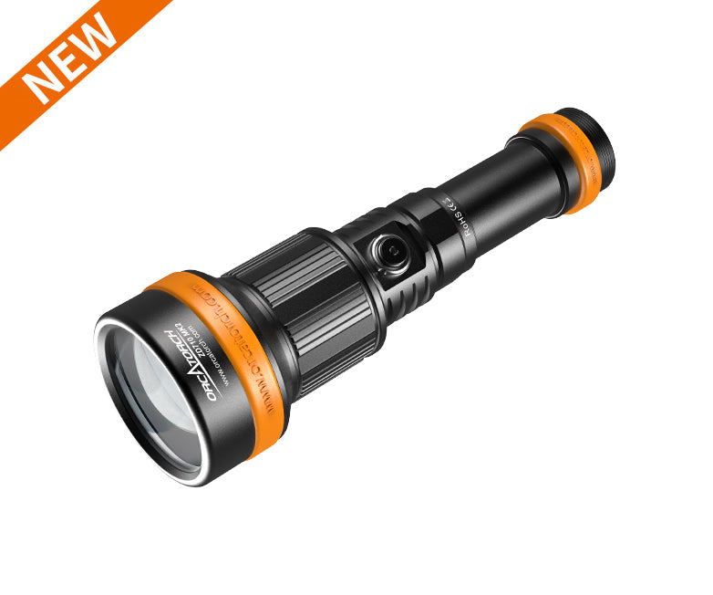 OrcaTorch ZD710 MK2 Dive Light Double Battery Pack 1500L