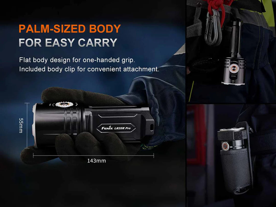 Fenix LR35R PRO Super Bright Searching Flashlight 10000 Lumens