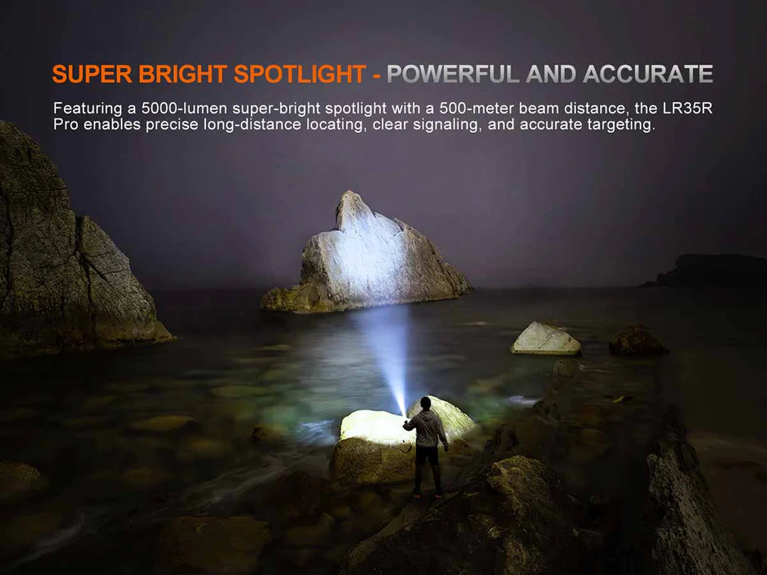 Fenix LR35R PRO Super Bright Searching Flashlight 10000 Lumens