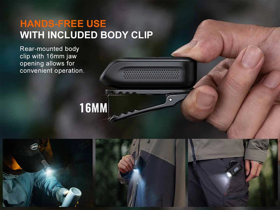 Fenix E04R Rotatble Clip EDC Flashlight 300 Lumens