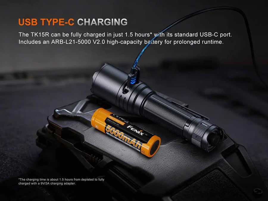 Fenix TK15R IRIS Adaptive Light Control Flashlight 3200 Lumens