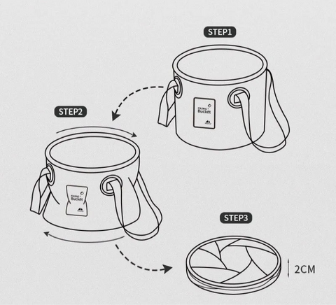 ShineTrip ST-Folding Bucket 10L